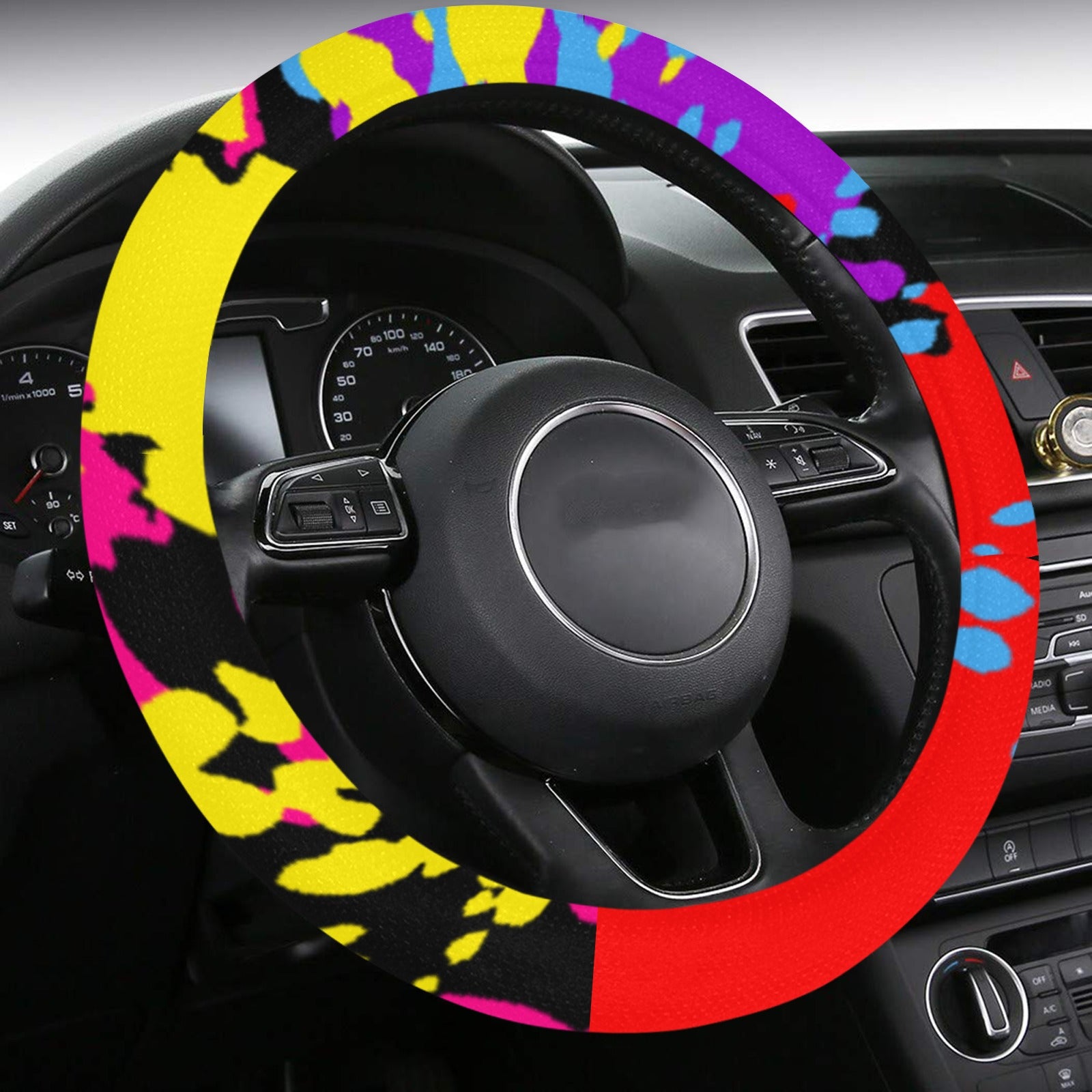 Steering Wheel Cover with Anti-Slip Insert
