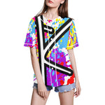 Load image into Gallery viewer, All Over Print Baseball Jersey for Women
