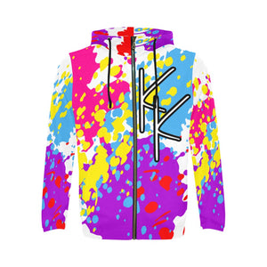 All Over Print Full Zip Hoodie for Men