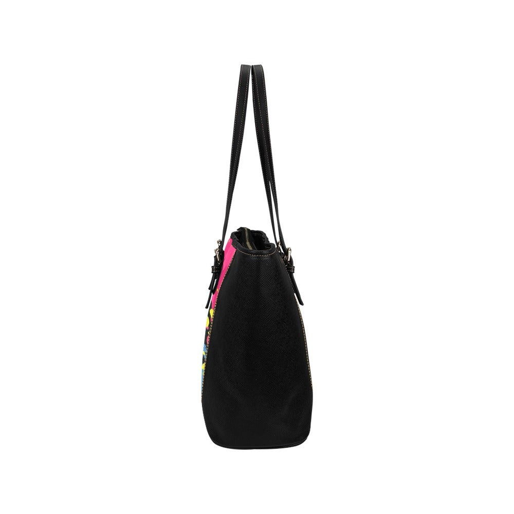 Small Leather Tote Bag