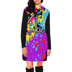Load image into Gallery viewer, All Over Print Hoodie Mini Dress
