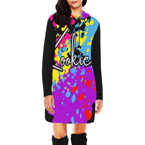 All Over Print Hoodie Mini Dress