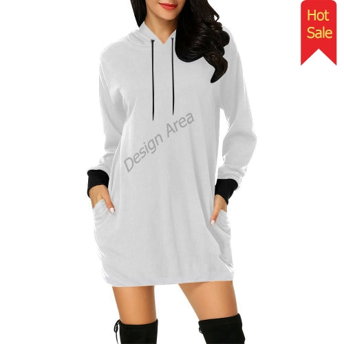 All Over Print Hoodie Mini Dress