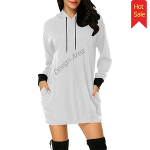 All Over Print Hoodie Mini Dress
