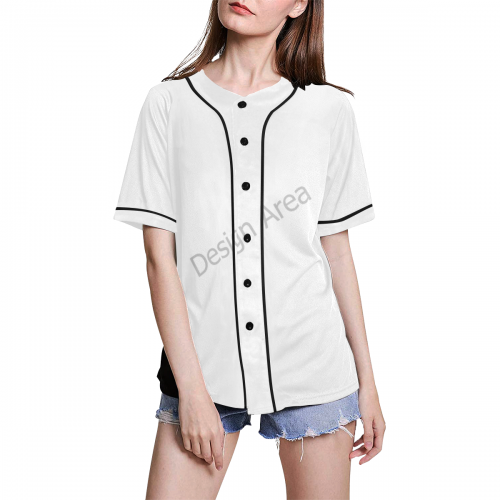 All Over Print Baseball Jersey for Women