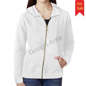 All Over Print Full Zip Hoodie for Women